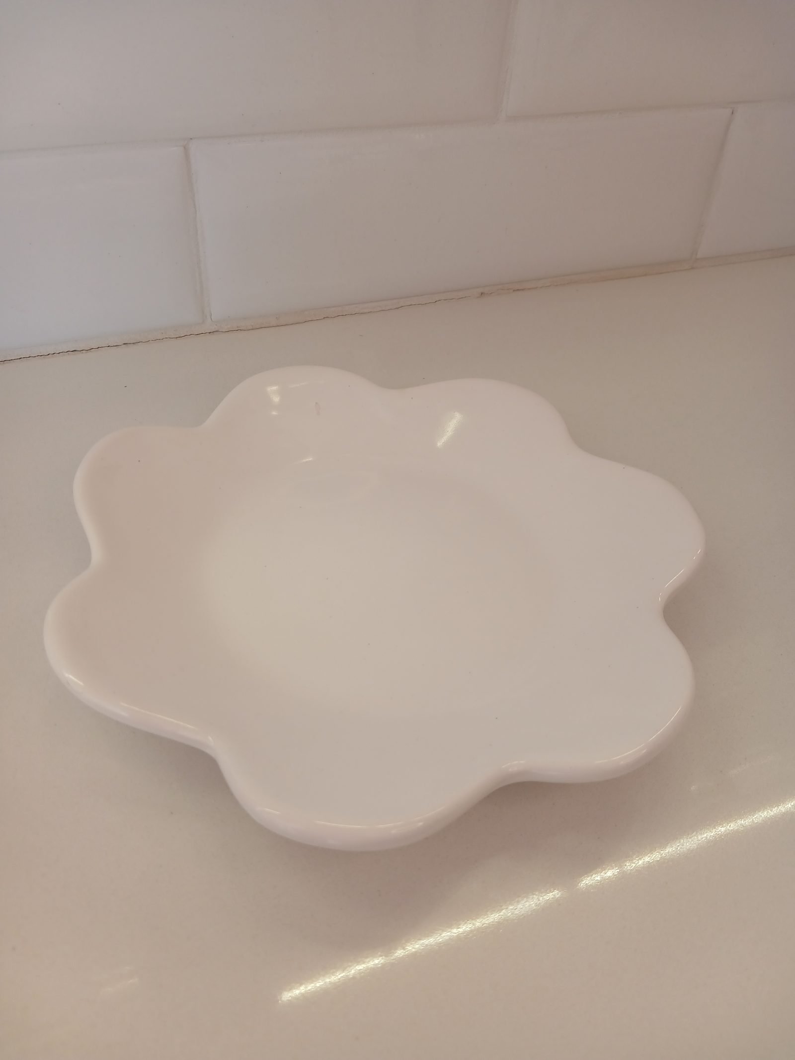 Prato de sobremesa Flor