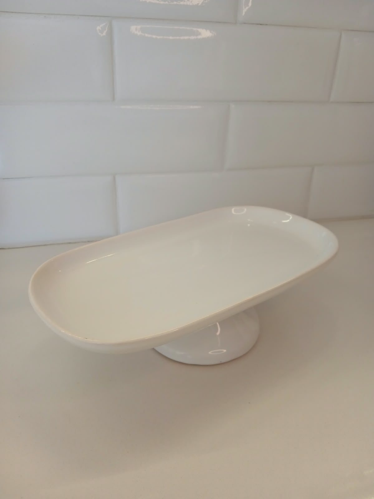 Rocamboleira Oval Elegance Branca